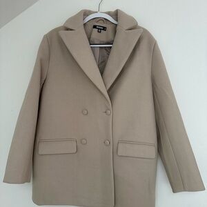 Missguided + Classic creme Coat